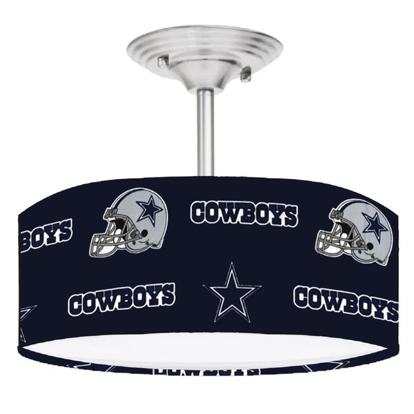 Dallas Cowboys Ceiling Light Etsy