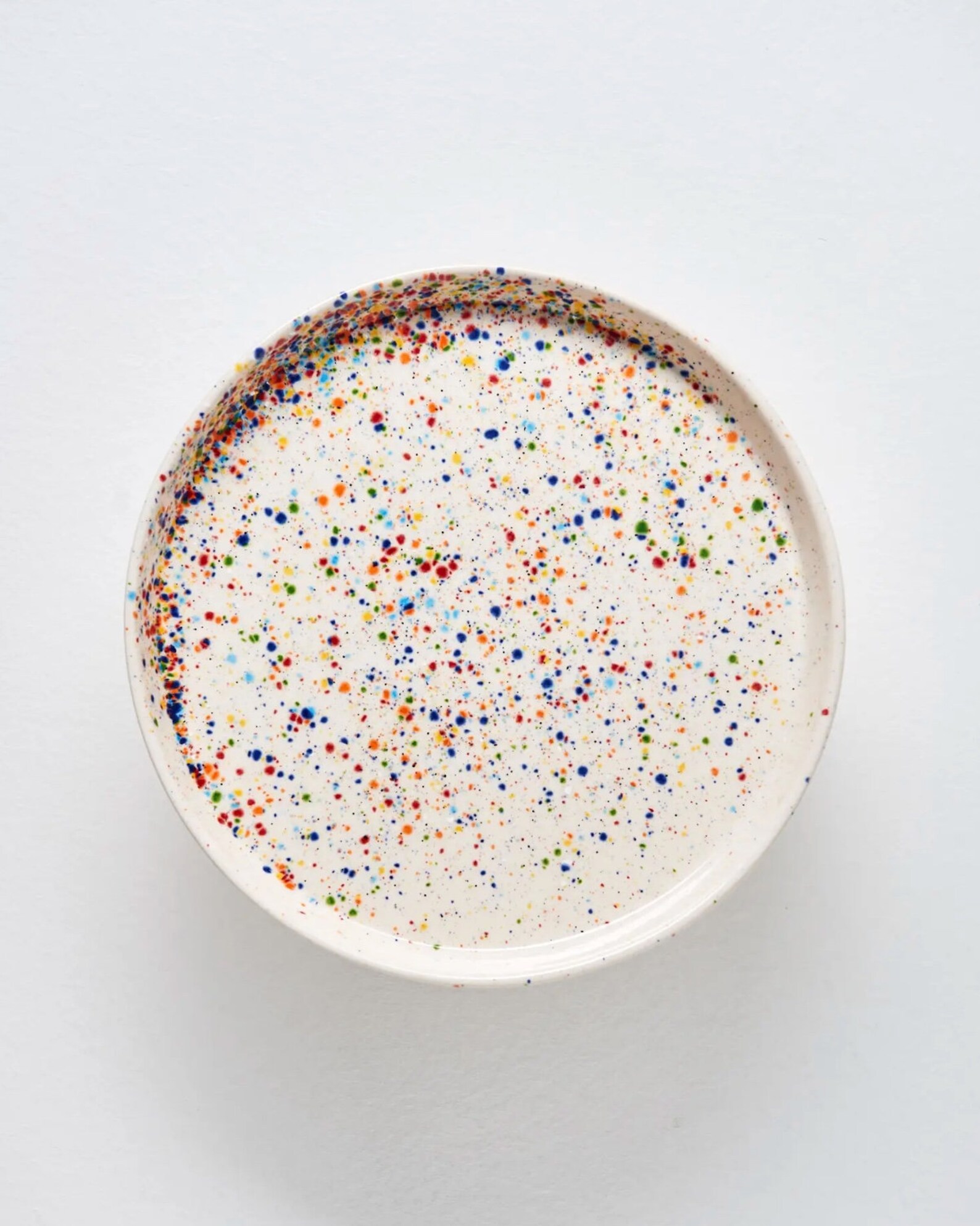 Confetti Cake Stand Rainbow Cake Stand Handmade Ceramic Etsy
