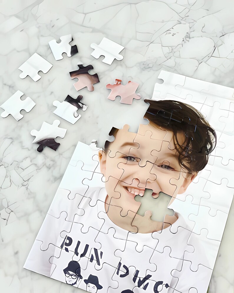 Custom Jigsaw Puzzle Personalized Photo Puzzle Family Photo Etsy