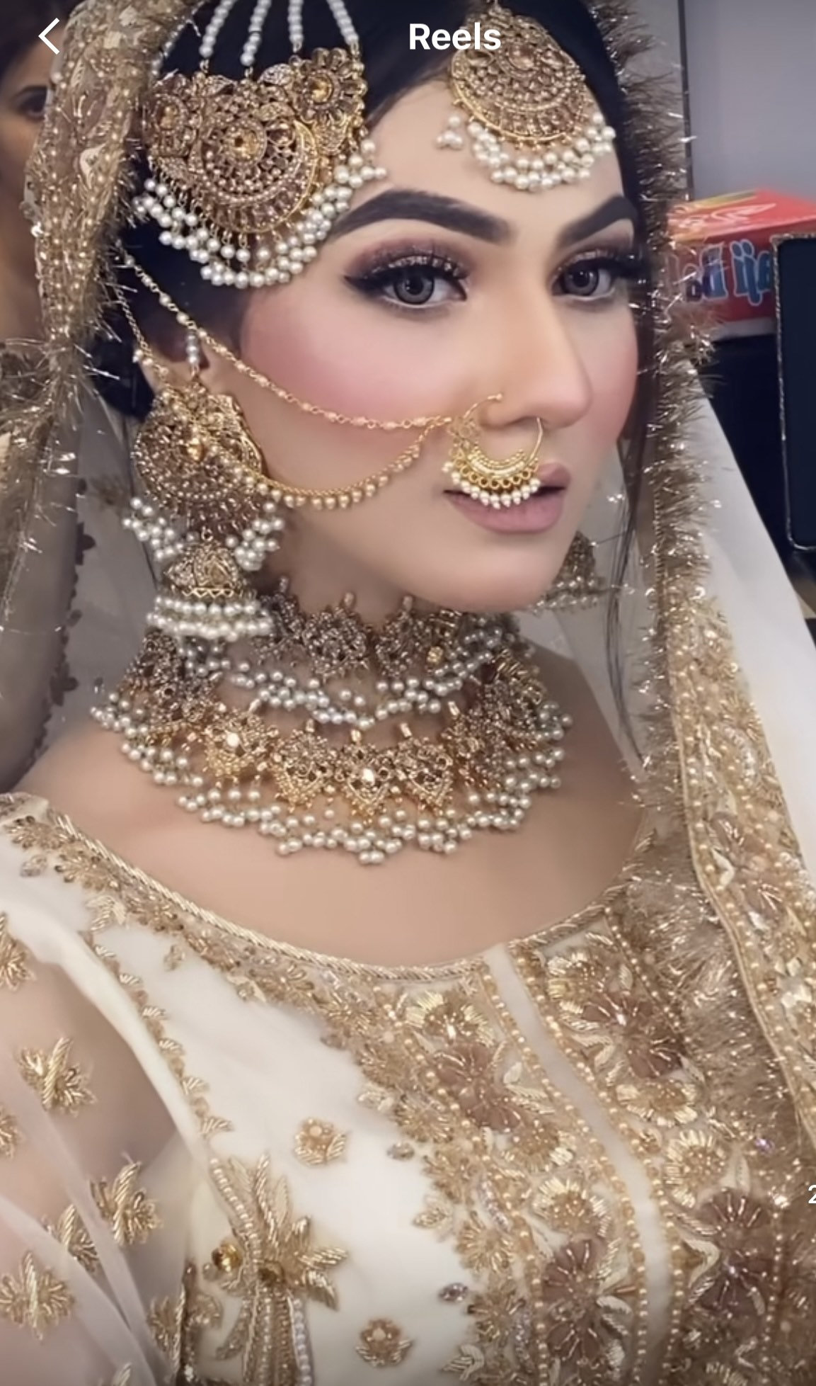 Elegantfashionusa Bridal Gold Plated Heavy Complete Set Indian Pakistani Bridal Shaadi Jewelry Bollywood Wedding