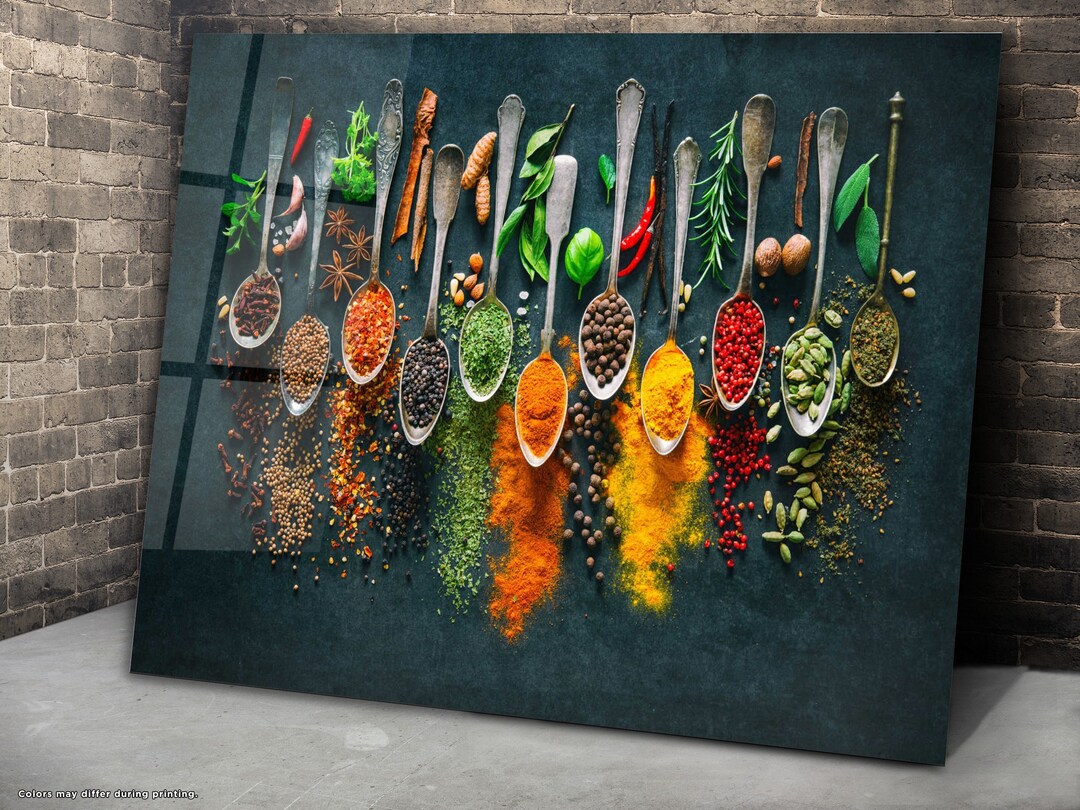 Kitchen Glass Decor Glass Wall Art Home Decor Boyfriends Mom Etsy