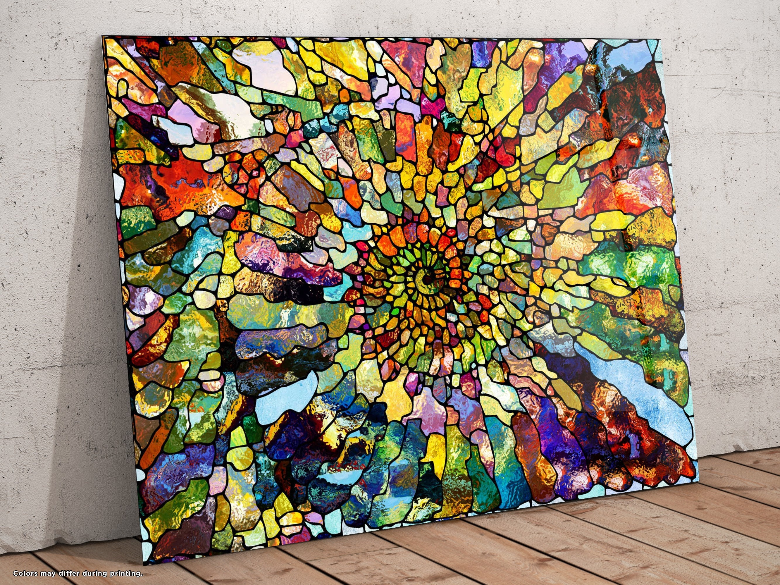 Mosaic Wall Art, Durable Glass Panel, Glass Printing Decor, Large Wall Art  Decor, Tempered Glass Art, Glass Wall Decor, Glass Wall Art 