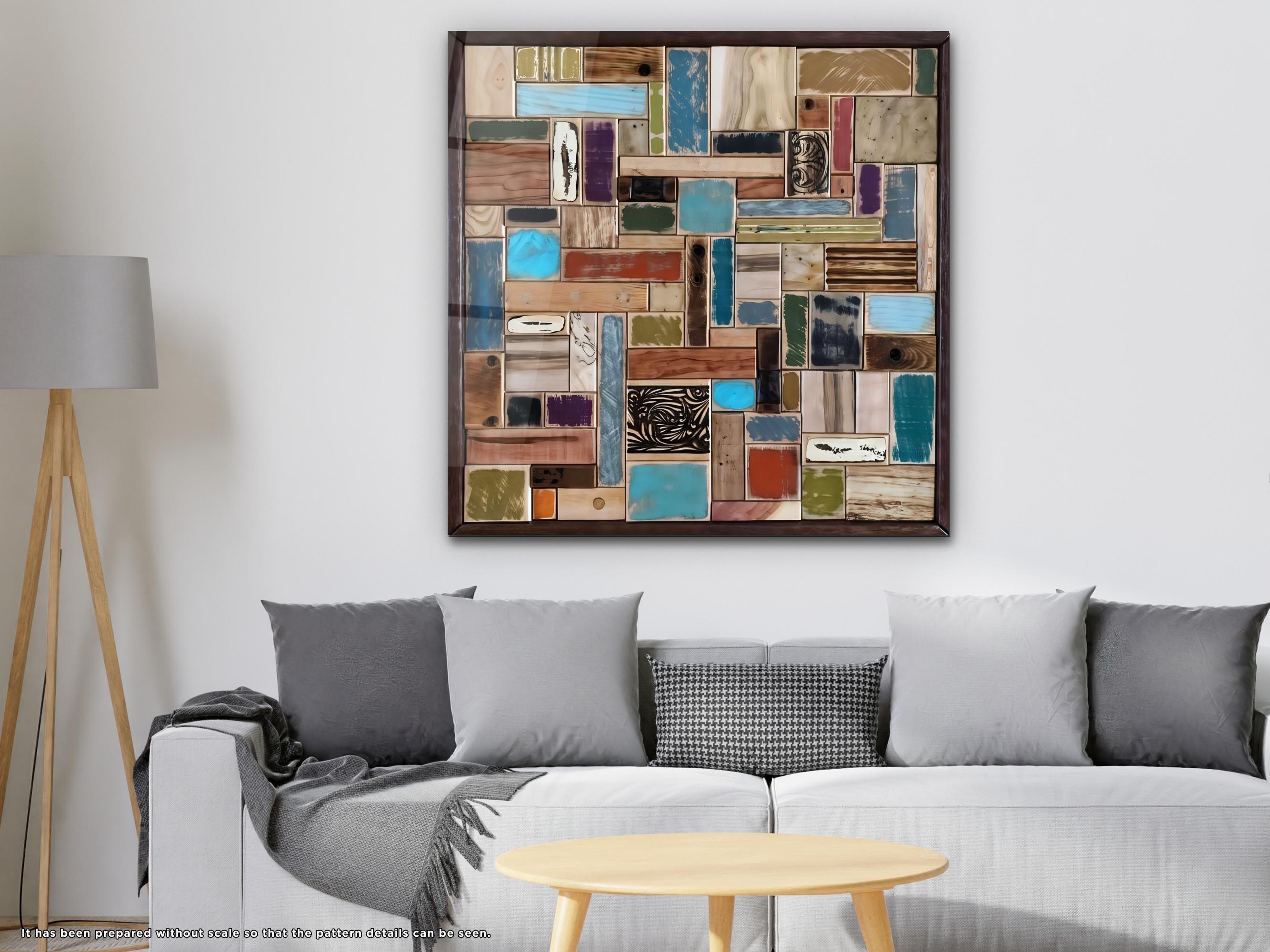 Wood Wall Decor, Home Decor, Houeswarming Gift, Abstract Wall Art, Modern Wall Art, New Home Gift, Glass Poster, Glass Printing , Mega Size