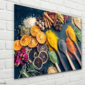 Kitchen Glass Decor Glass Wall Art Home Decor Boyfriends Mom - Etsy