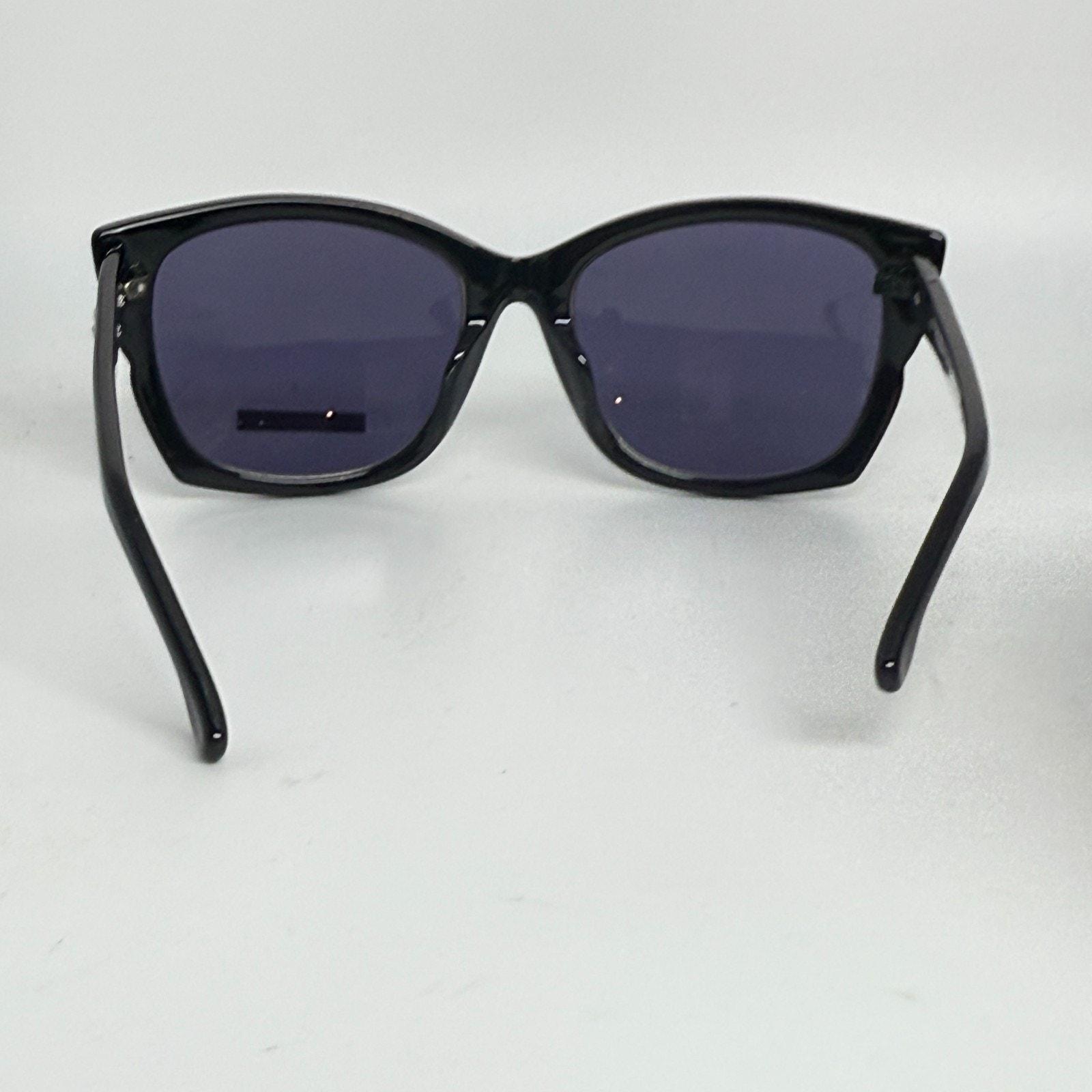 BCBGMAXAZRIA B844 zwart-zilveren zonnebrilmontuur paarse  display picture 3