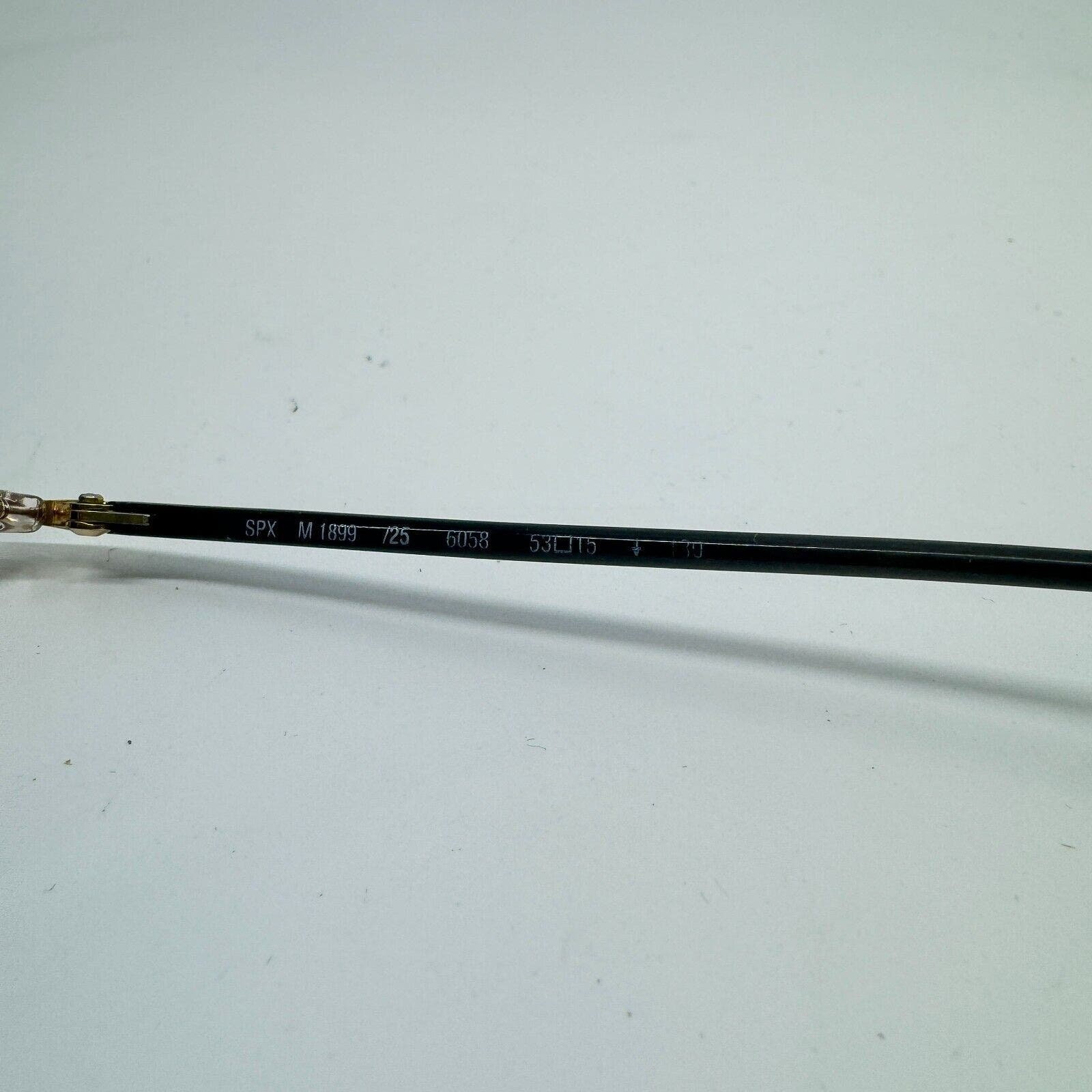 Silhouette SPX M 1899 /25 C 6058 Clear Black Gold Eyeglasses Frames 53-15 H10161 Silhouette Black Oval Eyeglass Frames for sale | eBay main image 3