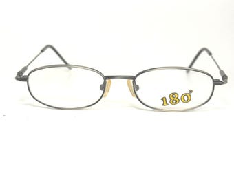 Windsor‎ Eyes GR61 Antique Silver Oval Eyeglasses Frames 45-18-130 180  Hinge Victorian Vintage Oval Wire Eye Glasses. Metal Optical Frame  main image 3