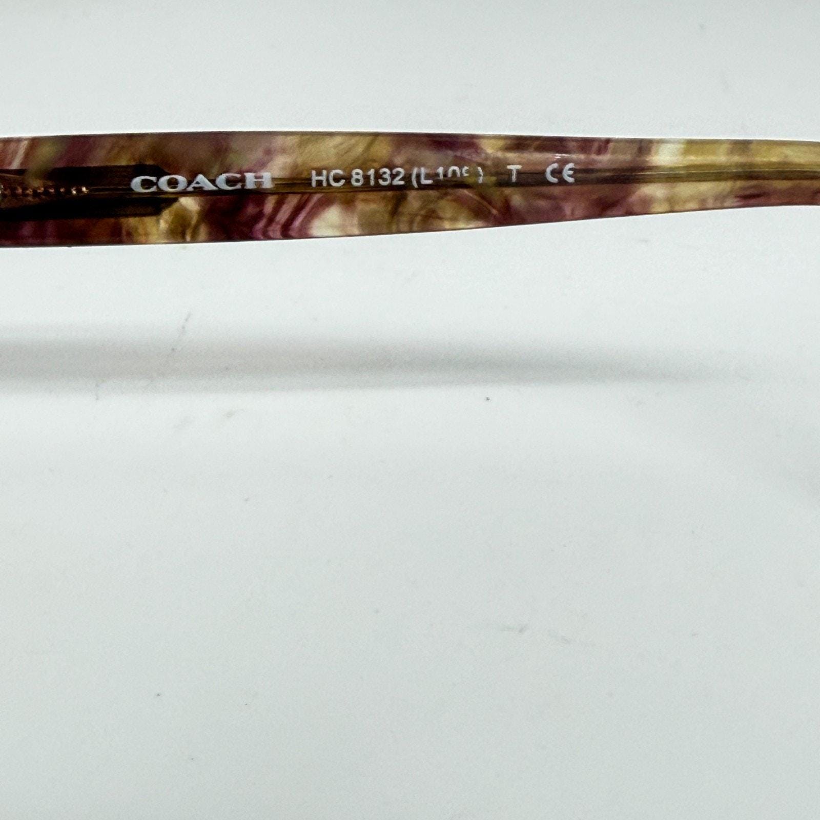 Coach HC 8132 L109 Confetti Light Brown Sunglass Eyeglass‎ Frames H19811 Coach Sunglasses Frame Only HC 8132 (L109) 528713 Confetti  main image 2