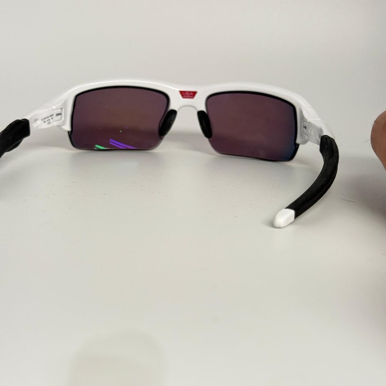 Oakley Flak XS Youth Sunglasses Polished White Prizm 24K Polarized OJ9005-0459 image 3