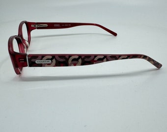 Coach Baila 2034 Pinktransparent Oval Eyeglasses Frames 50  display picture 1