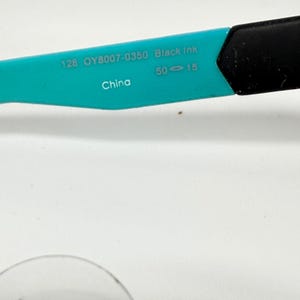 Oakley Shifter XS OY8007-0350 Black Ink Cyaanblauwe brillen 50-15-128 21927 afbeelding 5