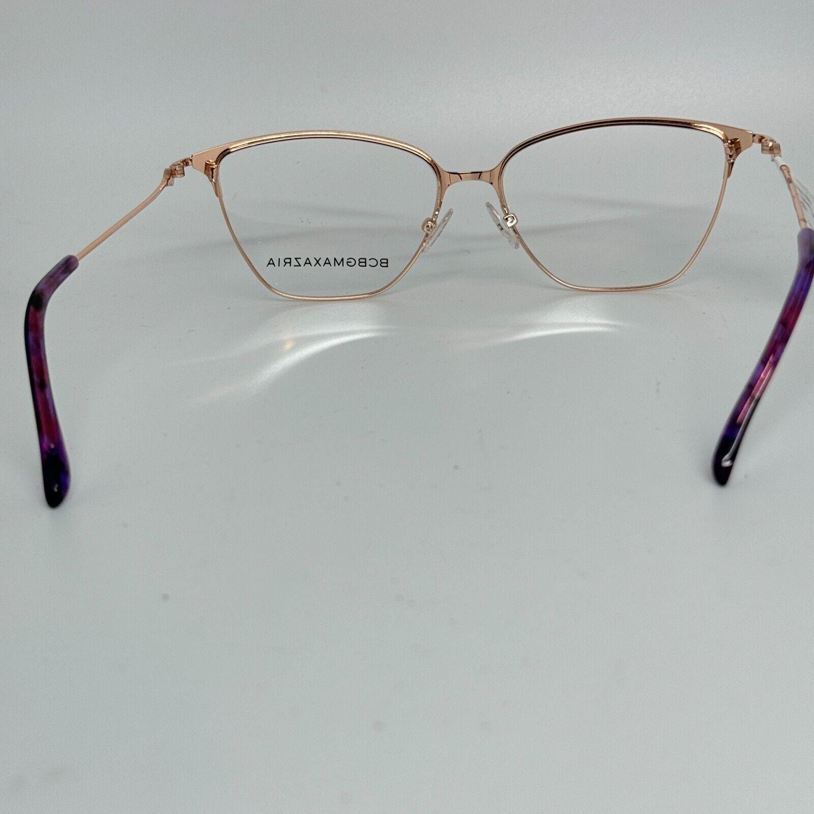 BCBGMAXAZRIA Henley Purple Rose Gold EYEGLASSES FRAME 54-15  display picture 1