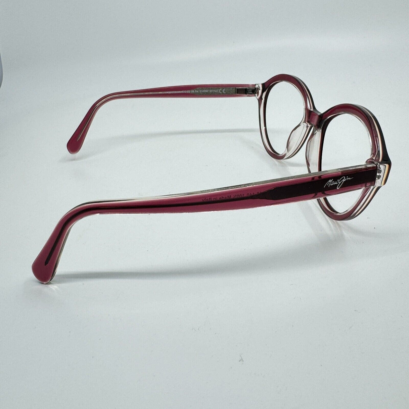 Maui Jim Mariana‎ Sunglasses MJ 828-52C Crystal Raspberry Frames 55-18-140 10692 Maui Jim Mariana Sunglasses MJ 828-52C Crystal Raspberry  main image 4