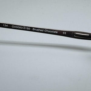 Oakley Brown Metal Rectangular Frame Eyeglasses OX5083-0450 50-16-134 H14452 image 6