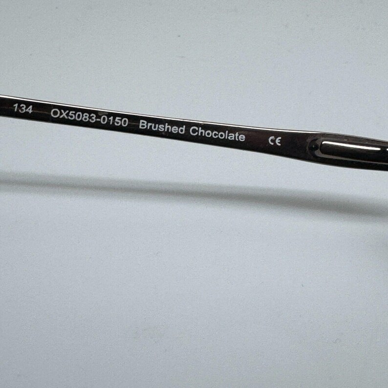 Oakley Brown Metal Rectangular Frame Eyeglasses OX5083-0450 50-16-134 H14452 image 6