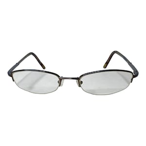 Ralph Lauren Eyeglasses RL1444 DR6 48-18-135 Italy Half Rimless Silver H3609