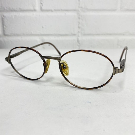 Vintage FENDI Eyeglasses Havana Antique Bronze rou