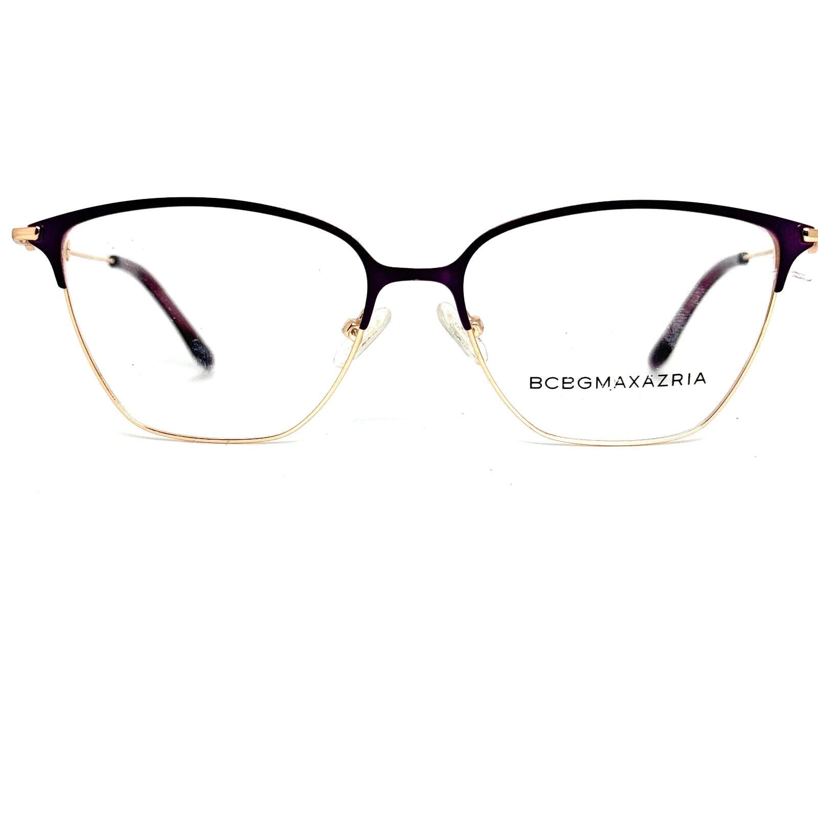 BCBGMAXAZRIA‎ Henley Purple Rose Gold Eyeglasses Frame 54-15-135mm B40mm H13568 BCBGMAXAZRIA Henley Purple Rose Gold Eyeglasses Frame 54-15  main image 2