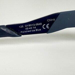 Okulary Oakley Full Count OY8013-0649 w polerowanych oprawkach w kolorze lodowo-niebieskim, 49-14, 126 zdjęcie 5