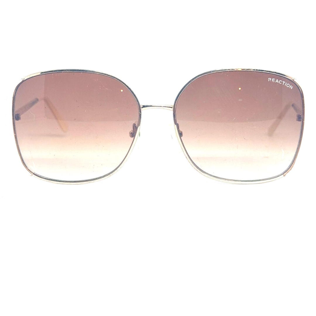 Kenneth Cole Reaction Unisex Sunglasses Gradient Lens Gold KC1389