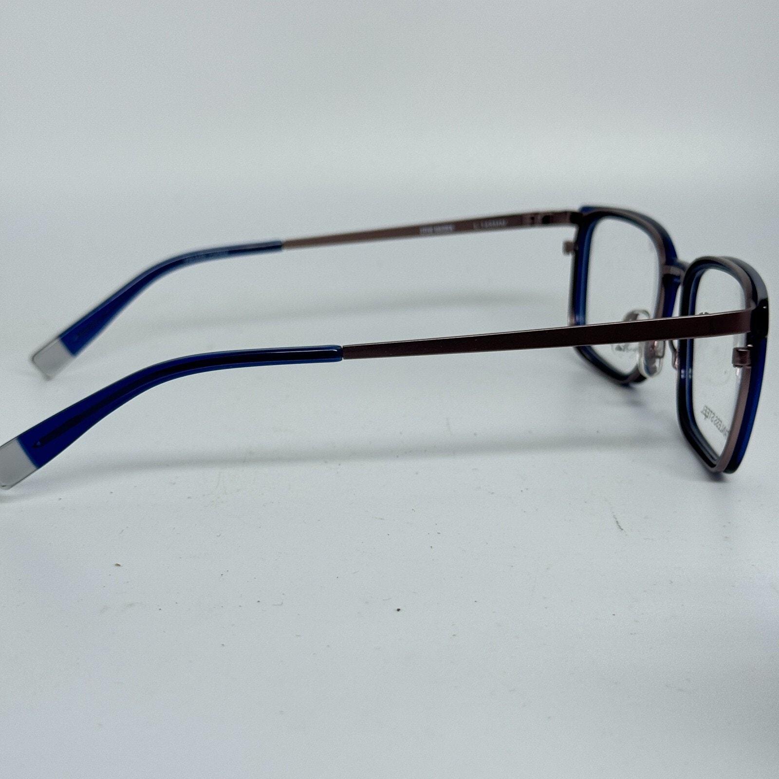 Steve Madden Eyeglasses Frames debonair Blue Midnight 53-17-145 H17585‎ Steve Madden Eyeglasses Frames Debonair Blue Midnight 53-17  main image 2