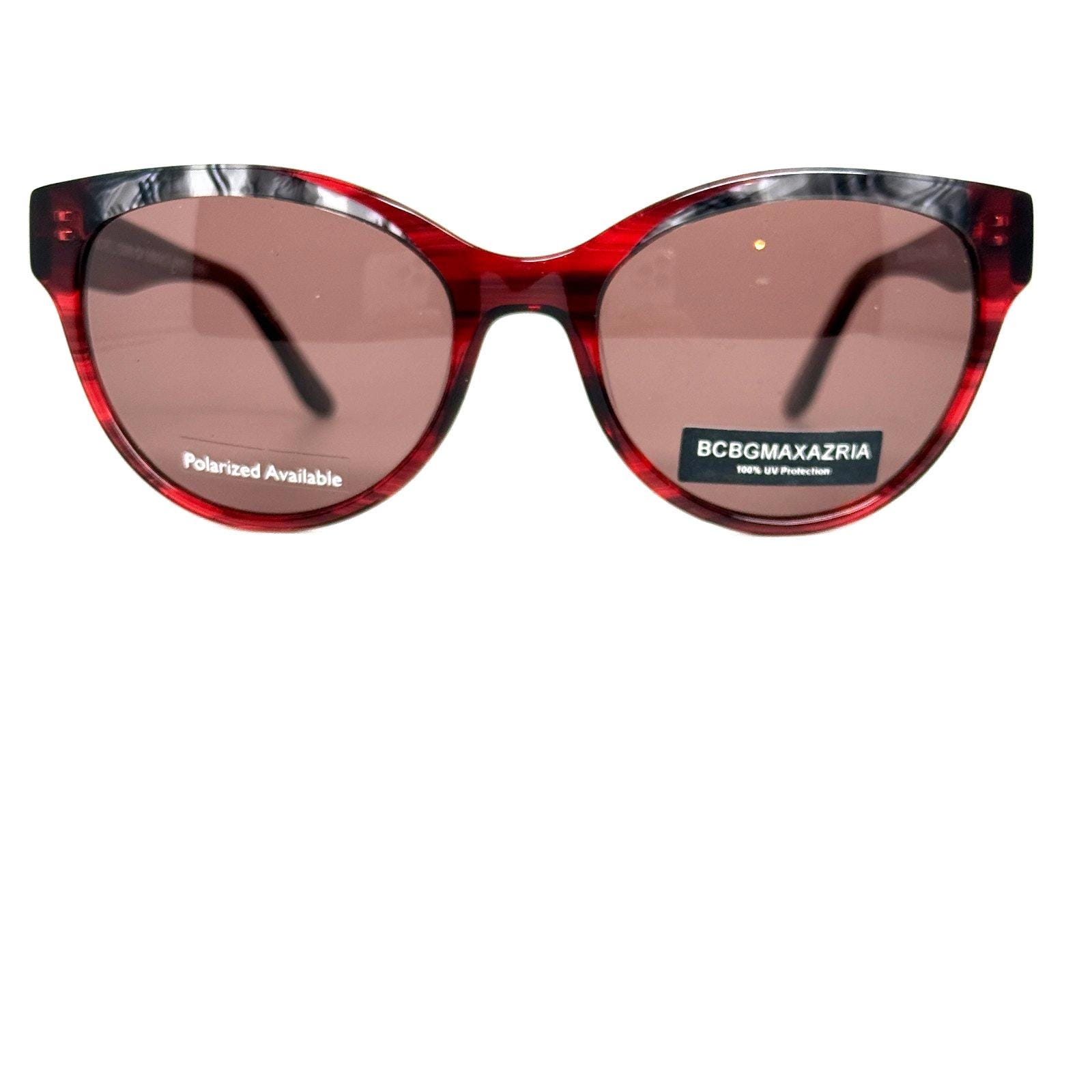 BCBGmaxazria New Embrace‎ Wine Combo Red Round Sunglasses H19147 BCBGMAXAZRIA® Sunglasses [2025] | BCBG Authorized Dealer  main image 4