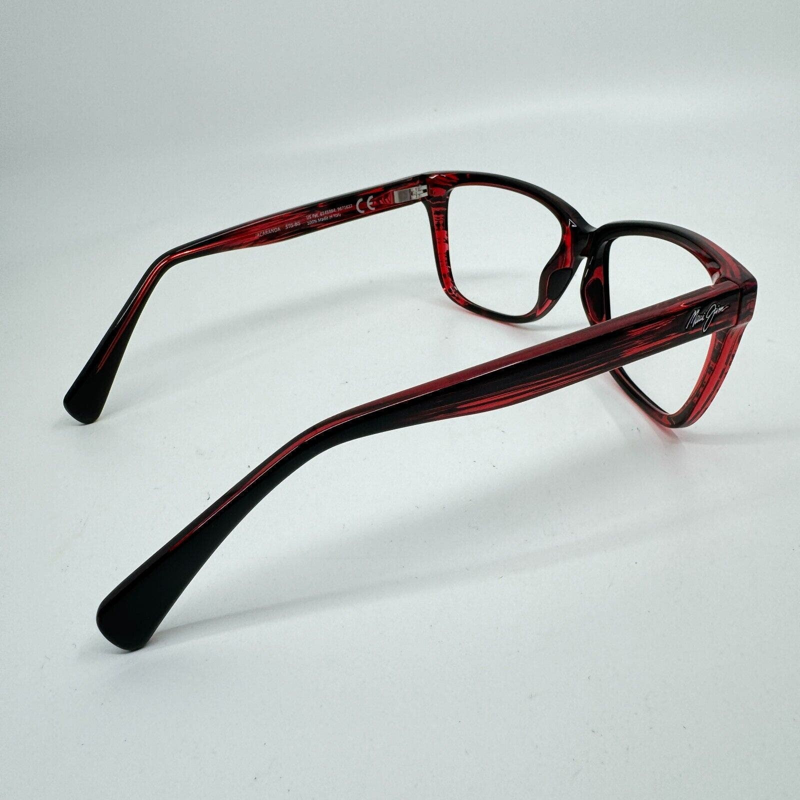 Maui Jim Jacaranda Sunglasses MJ 763-07C Red Stripe Frames  display picture 1