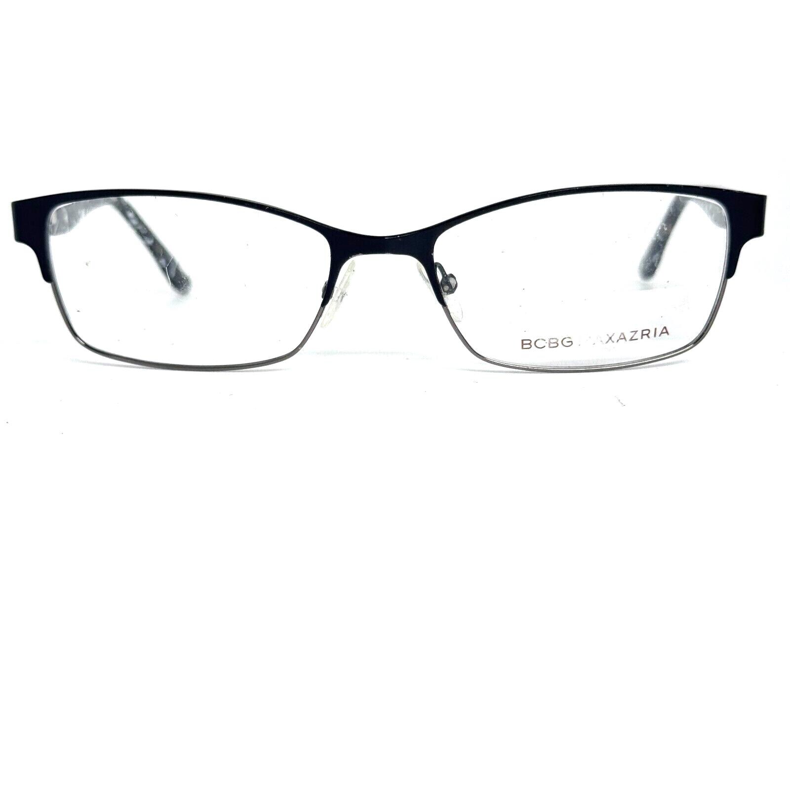 BCBGMAXAZRIA Women\'s Eyeglasses Black White Patterned Full Rim 54 17 135mm 21291 BCBGMAXAZRIA Kana Teal Eyeglasses Frames 53-17-135mm B34mm  main image 3