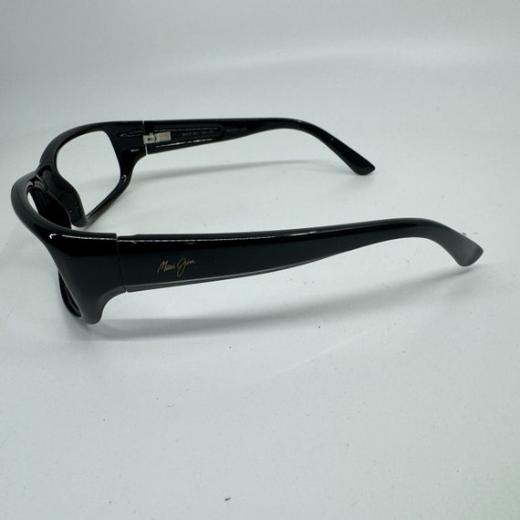 Maui Jim MJ-103-02 Black Rectangle Wrap Sunglasse… - image 2
