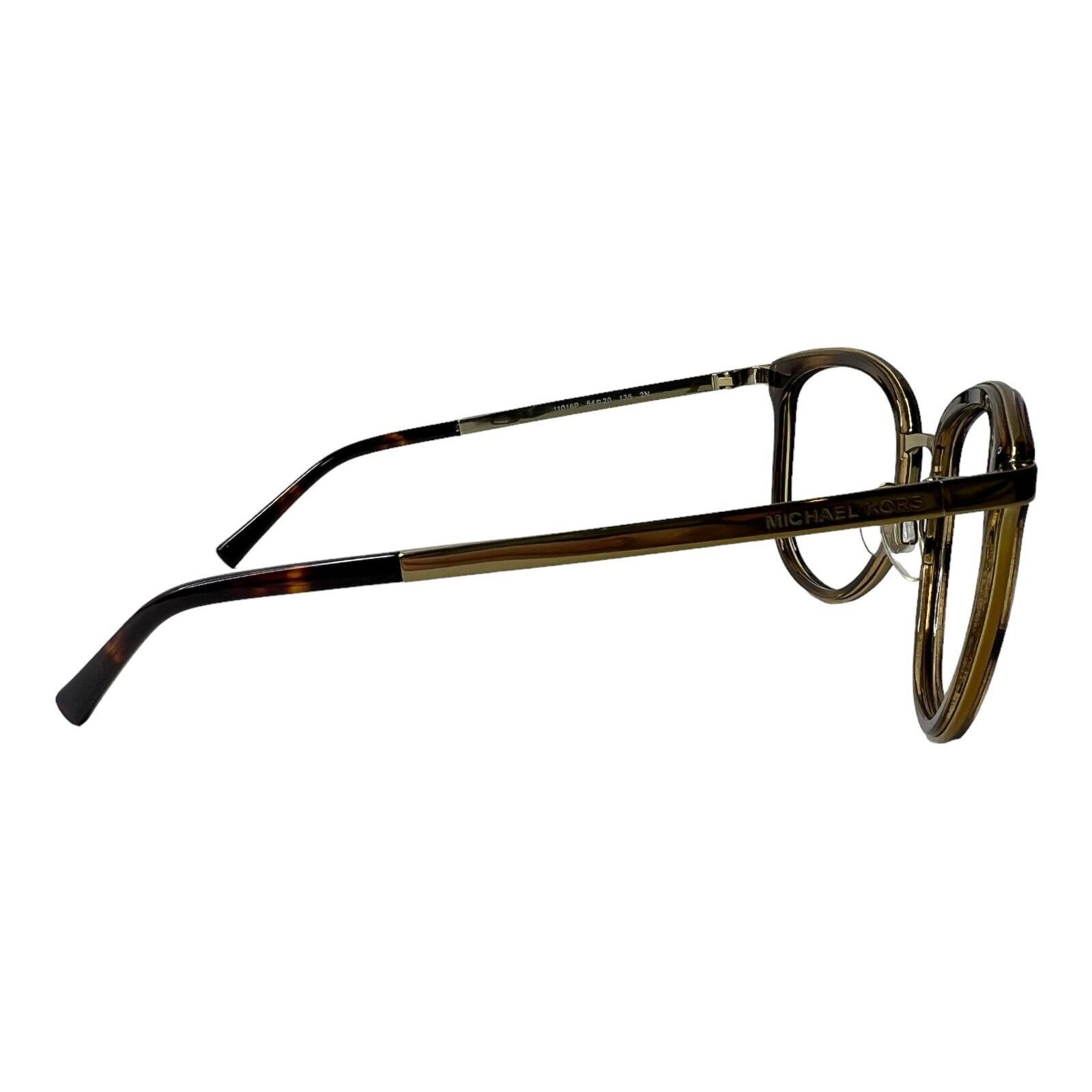 Michael Kors MK 1010 Adrianna I Round Black Gold Sunglasses 54*20*135 2N Michael Kors MK 1010 Adrianna I 110113 Tortoise Brown 54-20  main image 3