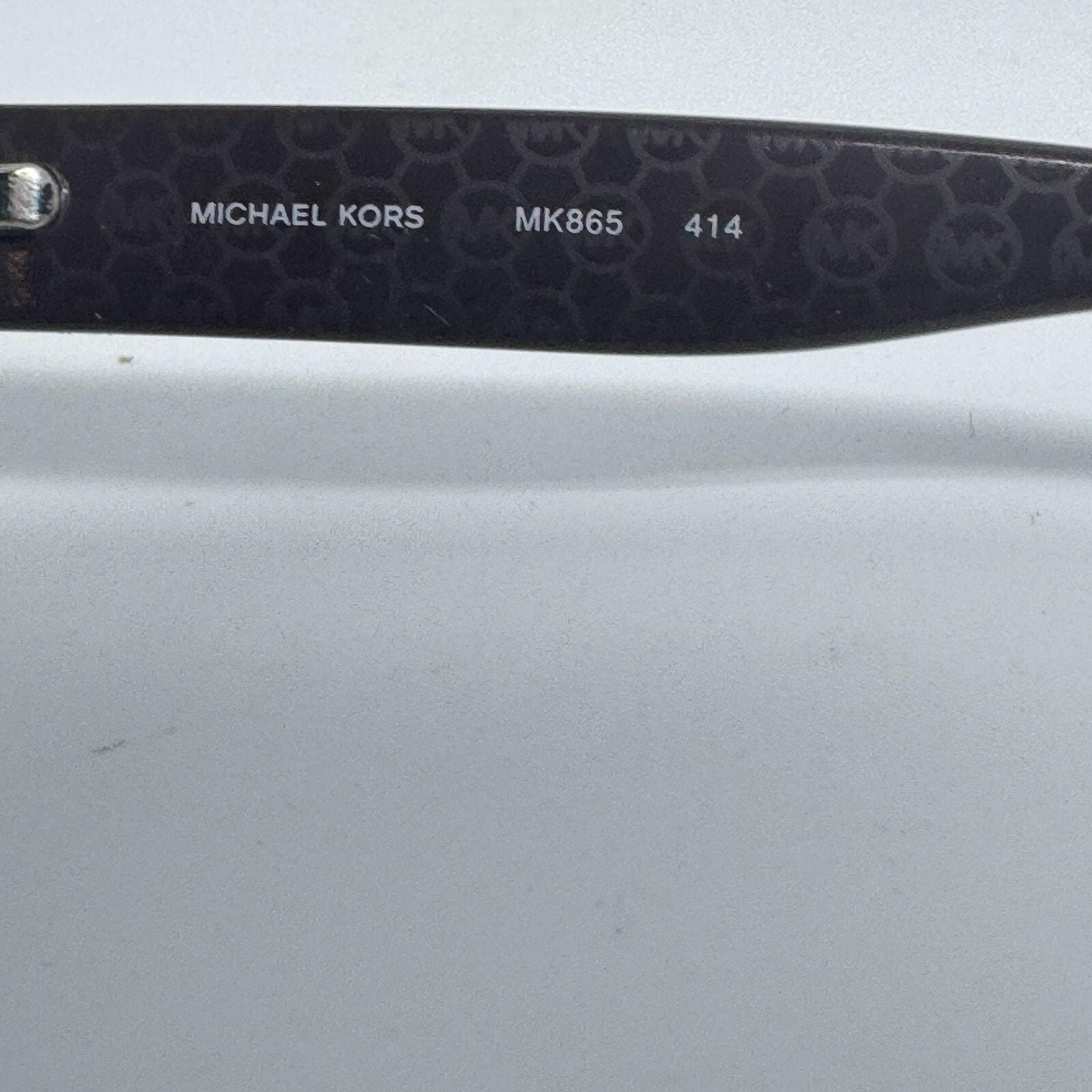 Michael Kors Mk865 414 Dark Navy Authentic Eyeglasses 50-16-135 MICHAEL KORS MK865 001 BLACK 50/16/135 FLEX HINGE EYEGLASSES  main image 3