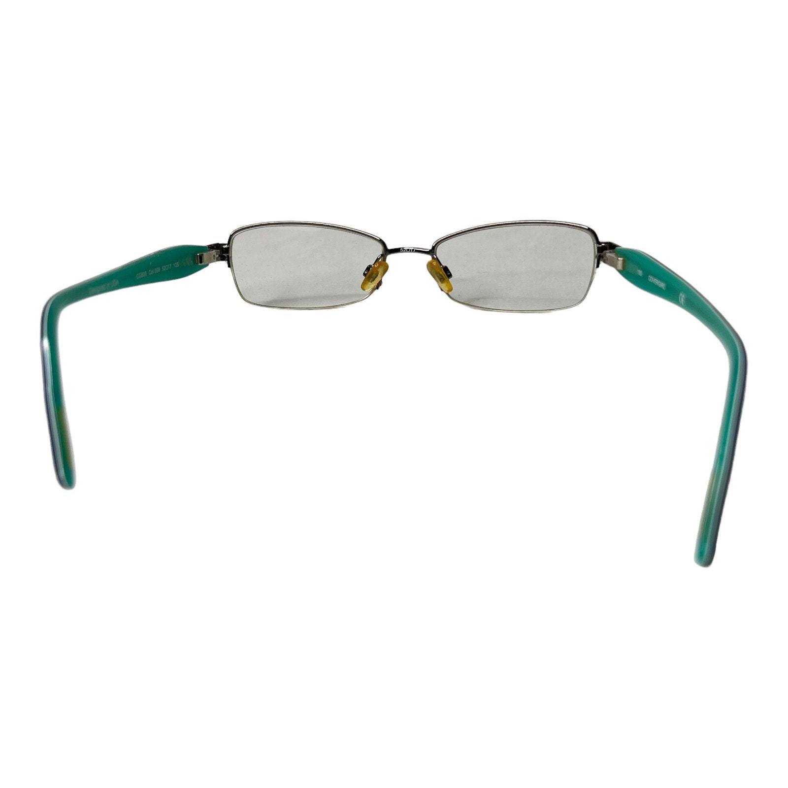 Covergirl Eyeglasses Frame CG500‎ 008 52-17-135 Gunmetal Blue Half Rim H3612 Covergirl Eyeglasses Frame CG500 008 52-17-135 Gunmetal Blue  main image 2