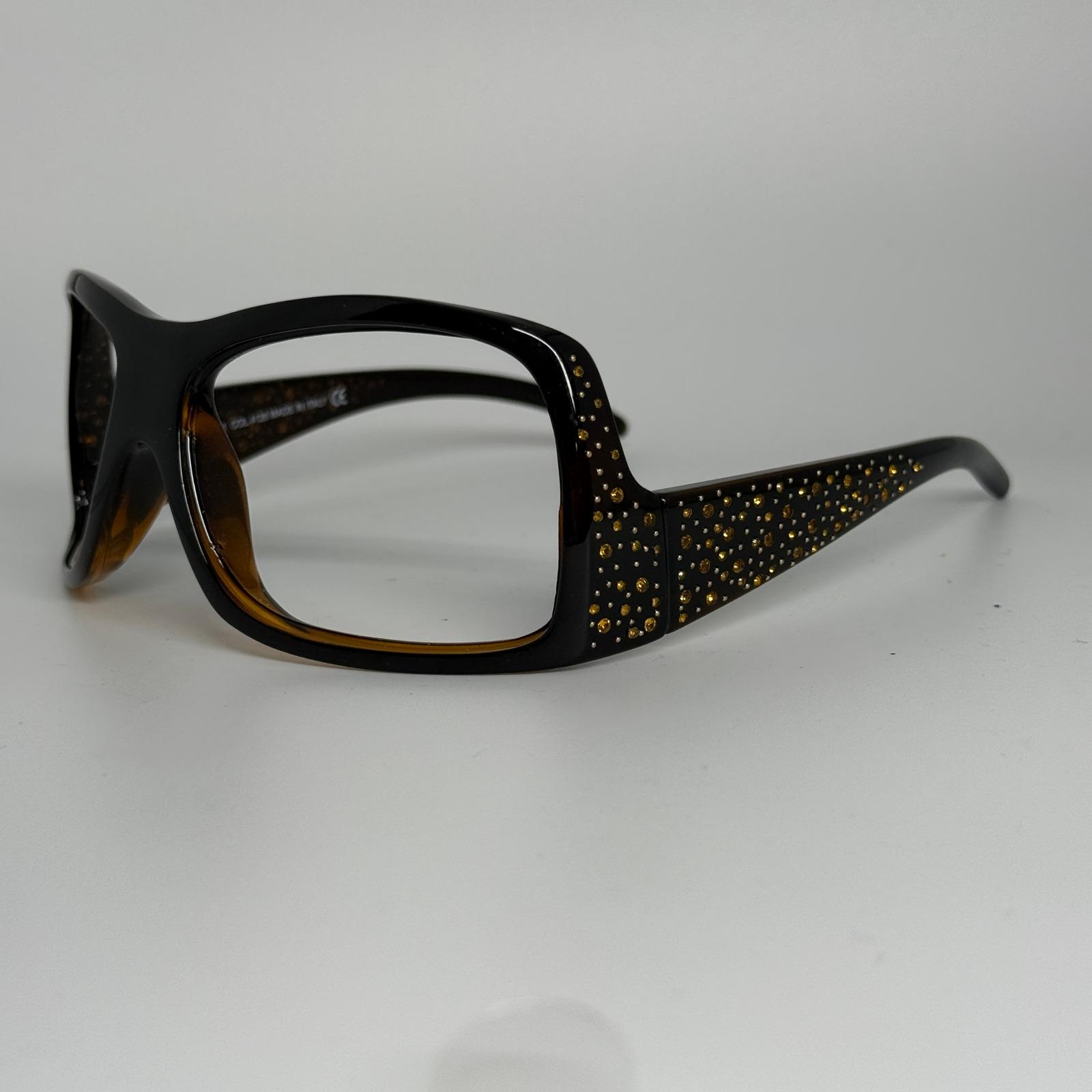 SEE Eyewear 6139 5181 Col.4126 Black Amber Studded Eyeglass  display picture 1