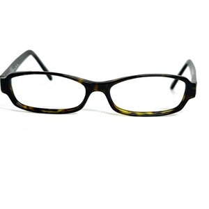 Donna Karan 8817 200 Dark Tortoise Shell Rectangular Eyeglass Frames Italy 135