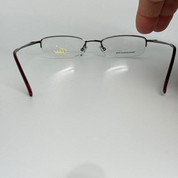 Jubilee Eyeglasses Frames Brown Rectangular Half … - image 3