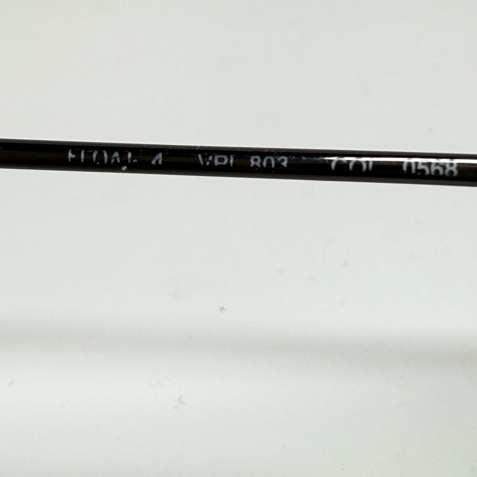 Police Float 4 VPL 803 COL. 0568 Eyeglasses Frames 51-21 Silver Black H18265‎ Police Float 4 VPL 803 COL. 0568 Eyeglasses Frames 51-21  main image 3