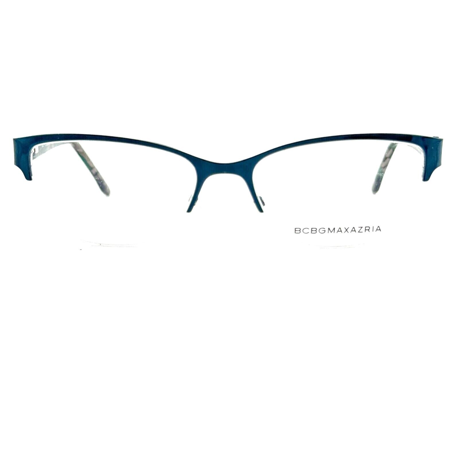 BCBGMaxazria Cat Eye Half‎ Rim Eyeglasses Flex KANA TEAL 53 17 135 H13419 BCBGMaxazria Cat Eye Half Rim Eyeglasses Flex KANA TEAL 53  main image 2
