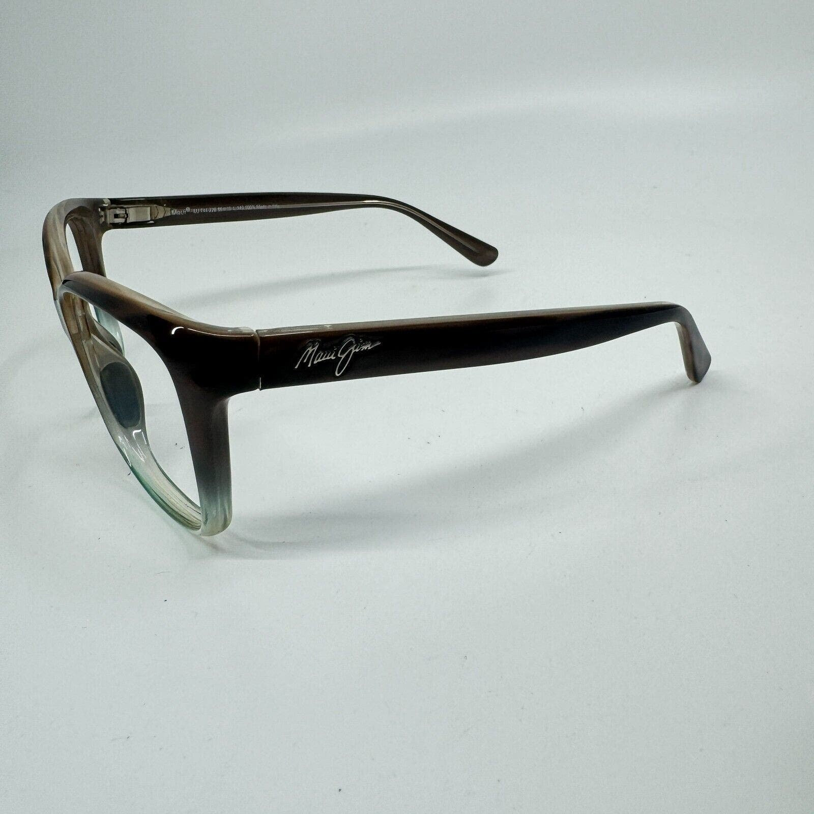 Maui Jim Italy Starfish MJ744-22B 56-16-140 Brown/blue  display picture 1