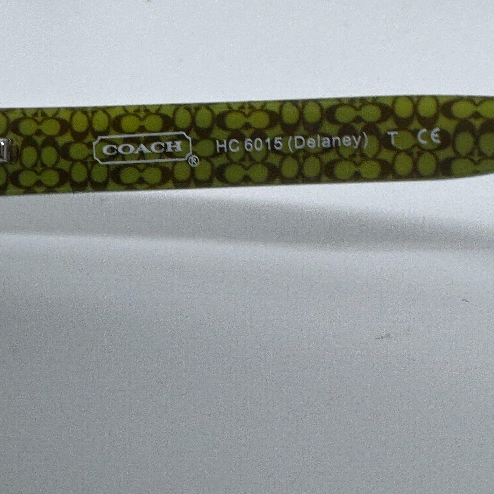 Coach HC6015 5031 Delaney Tortoise Brown Green Eyeglasses 