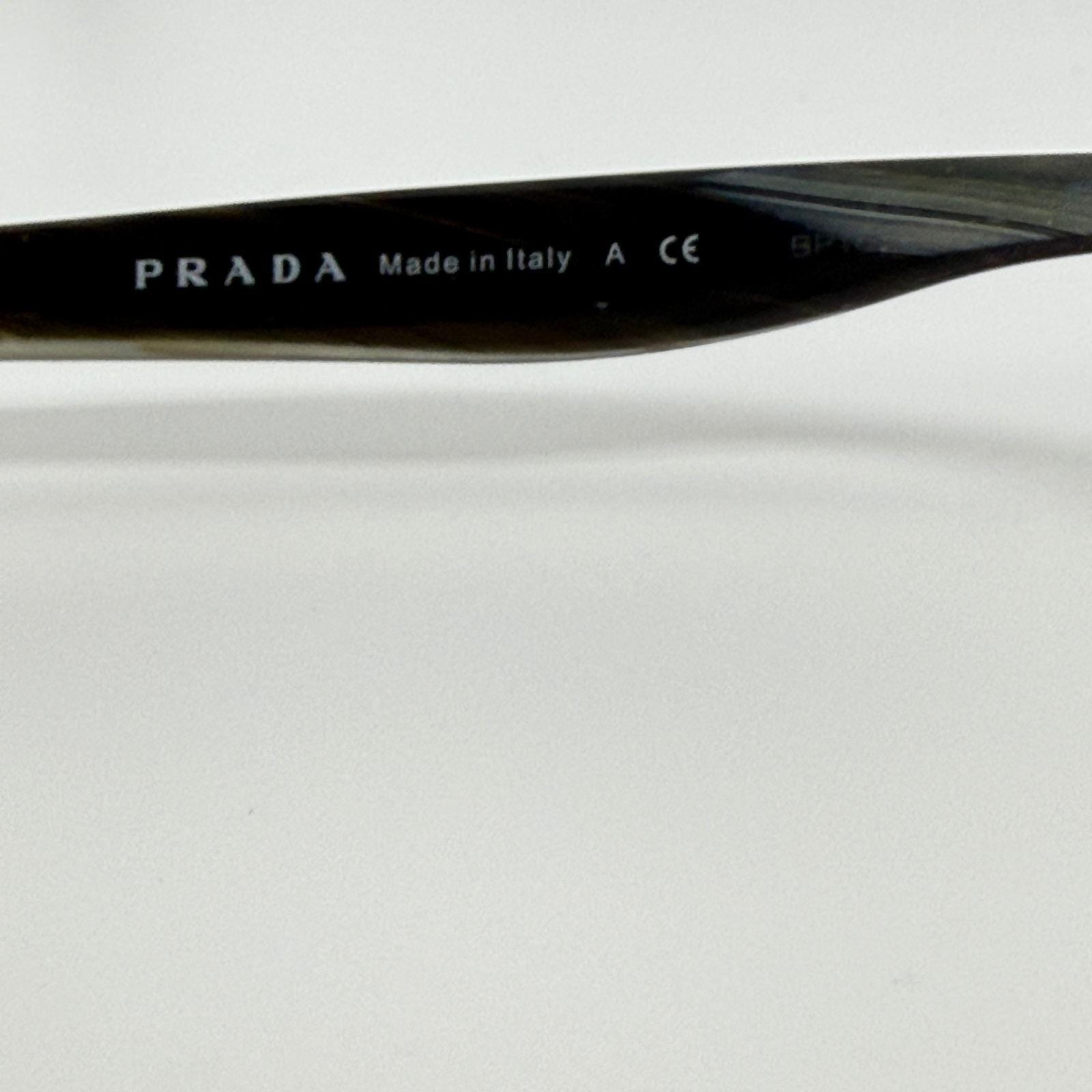 Prada VPR 500 eyeglasses‎ frames metal rectangle women Italy 52 17 135 21428 Prada VPR 500 Eyeglasses Frames Metal Rectangle Women Italy  main image 2