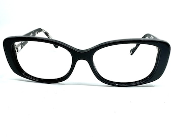 Coach HC 6103 Eyeglasses Black Tortoise Glitter Varsity Stripe 52-16-140 Frames Coach Eyeglasses HC 6103 5443 Black Tortoise Glitter Varsity  main image 2