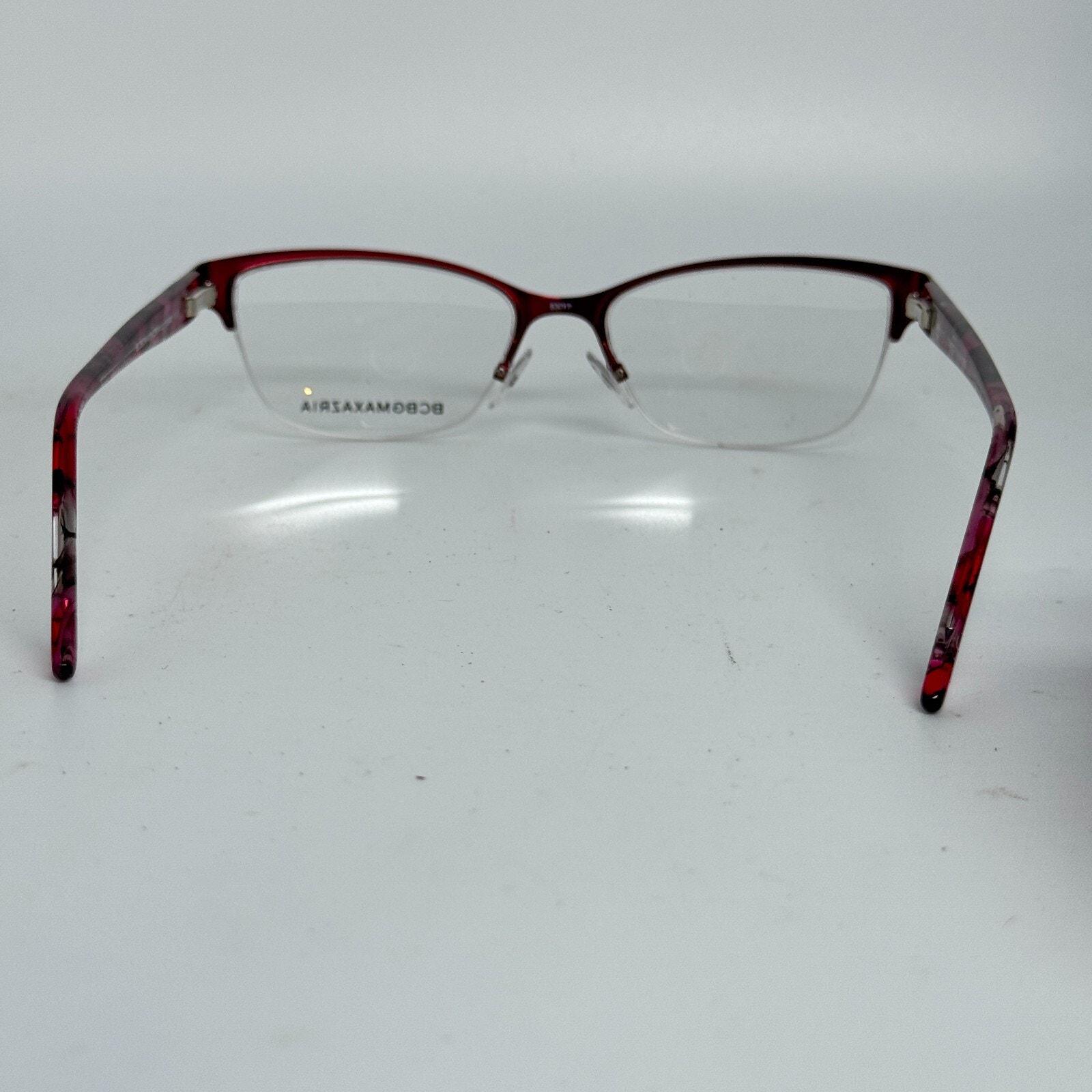 BCBGMaxazria‎ Kana Wine Eyeglasses Frames Womens Pink red 53 17 135 H17578 Bcbgmaxazria Kana Wine Eyeglasses Frames Womens Pink Red 53  main image 3