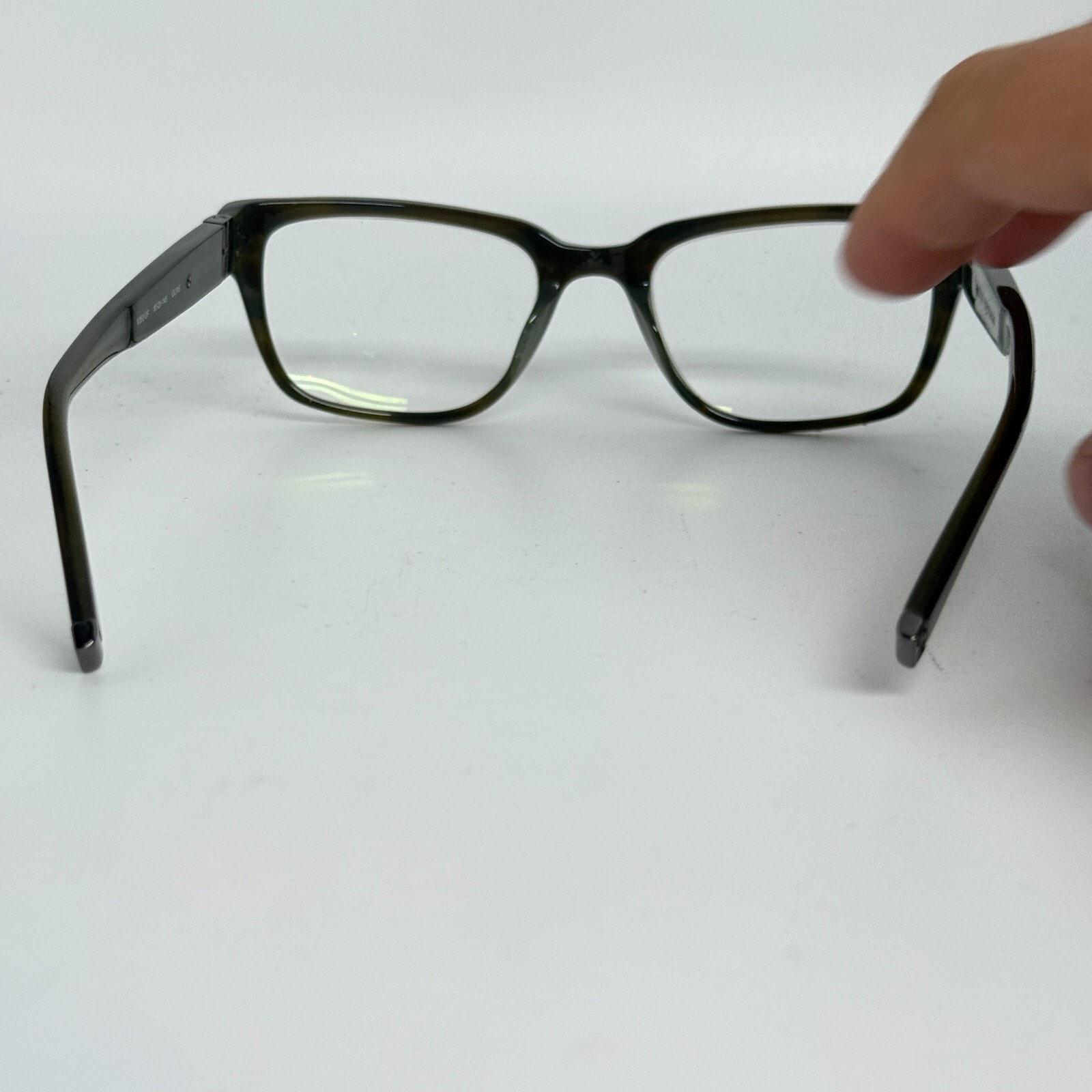 John Varvatos Eyeglasses‎ V350 UF Olive Rectangular Frame Japan 55-20-145 H17949 John Varvatos Eyeglasses V350 UF Olive Rectangular Frame  main image 4