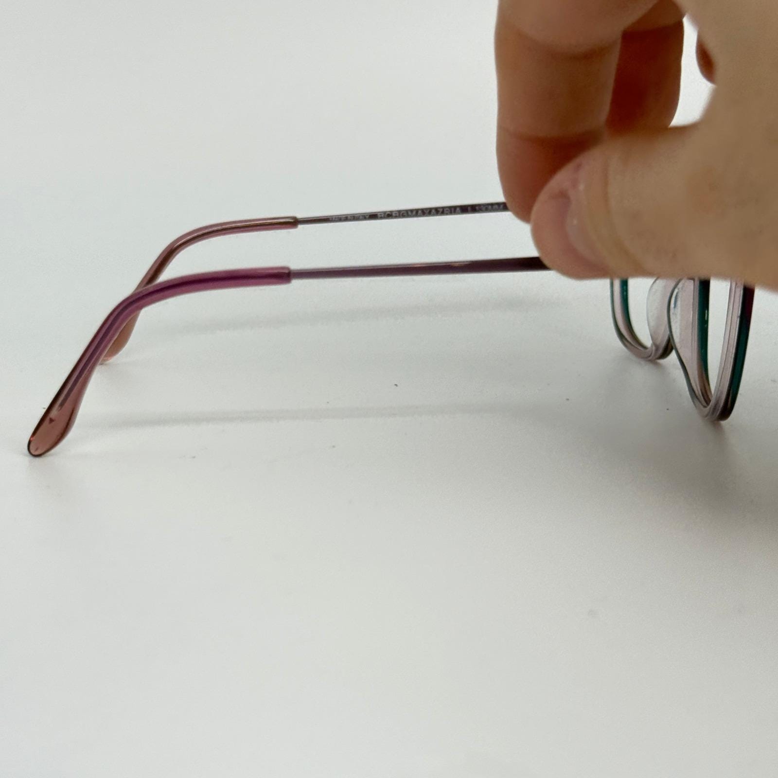 BCBGMAXAZRIA Galena Purple Fade Cat Eye Eyeglasses Frames Made‎ Italy 48 15 130 BCBGMAXAZRIA Galena Purple Fade Cat Eye Eyeglasses Frames  main image 2
