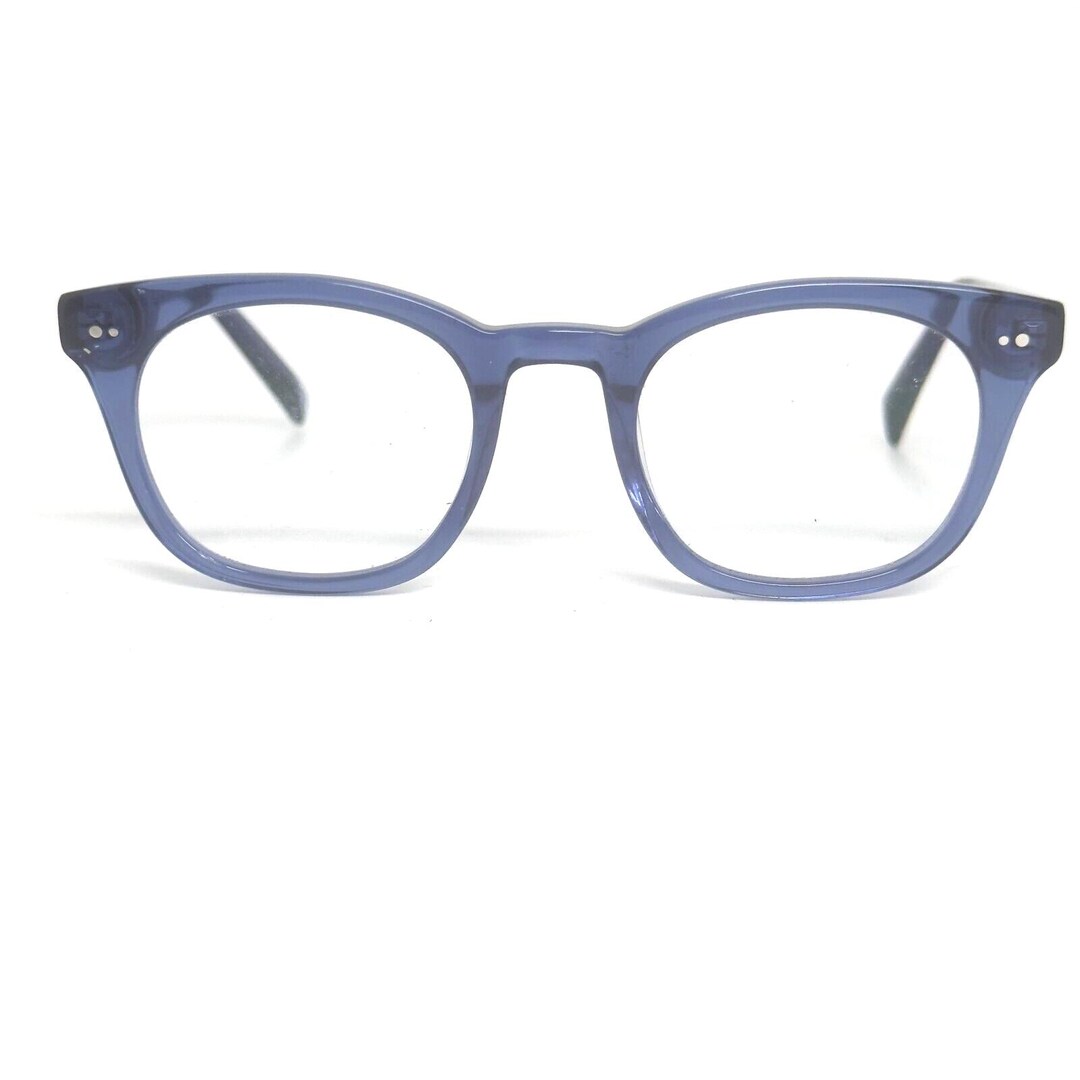 Warby Parker Newman M447 Blue Round Eyeglasses 48-21 140  display picture 1