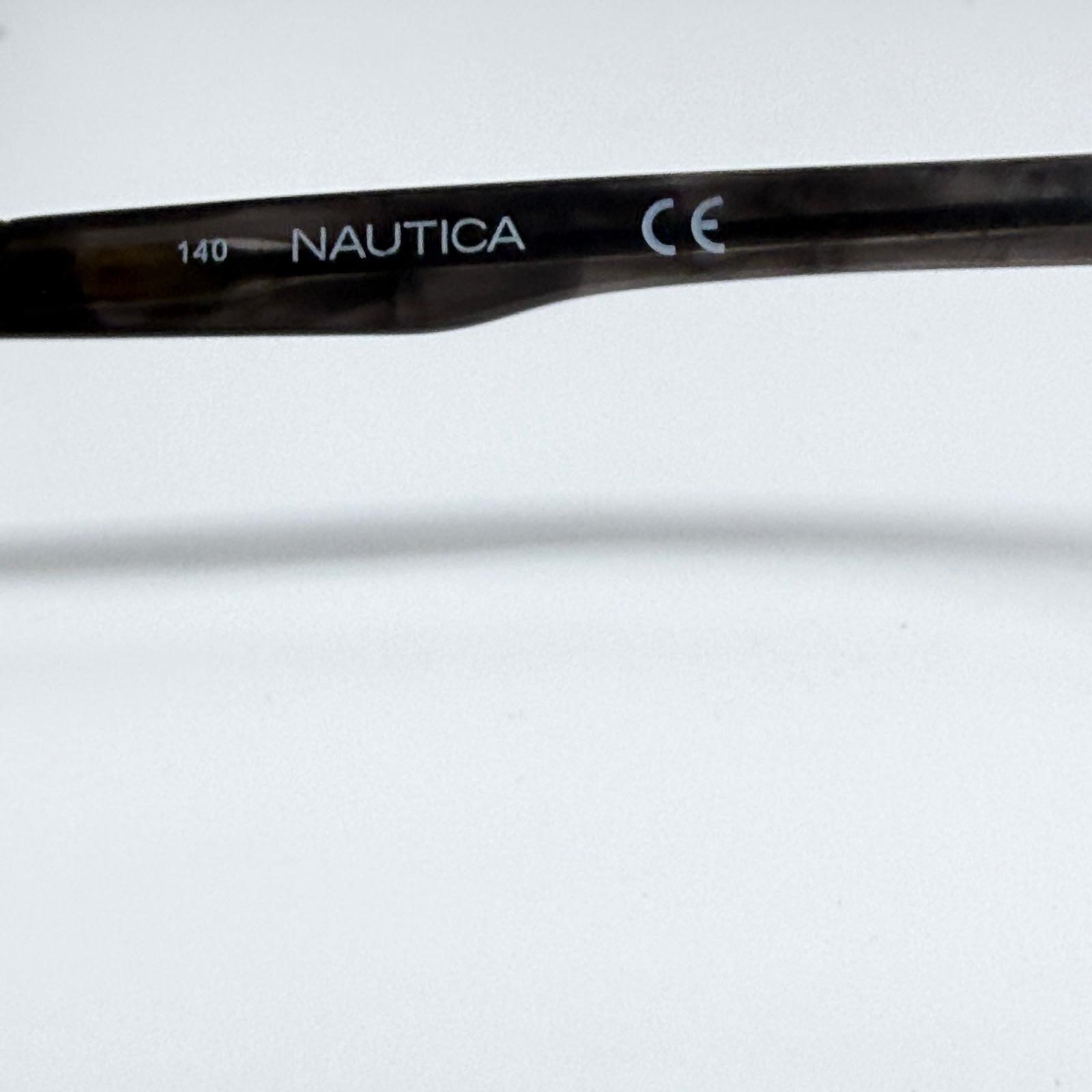 Nautica‎ N7283 040 Eyeglasses 57 19 140 Metal Rectangular Frame Silver 21286 Nautica N7283 040 Eyeglasses 57 19 140 Metal Rectangular  main image 2