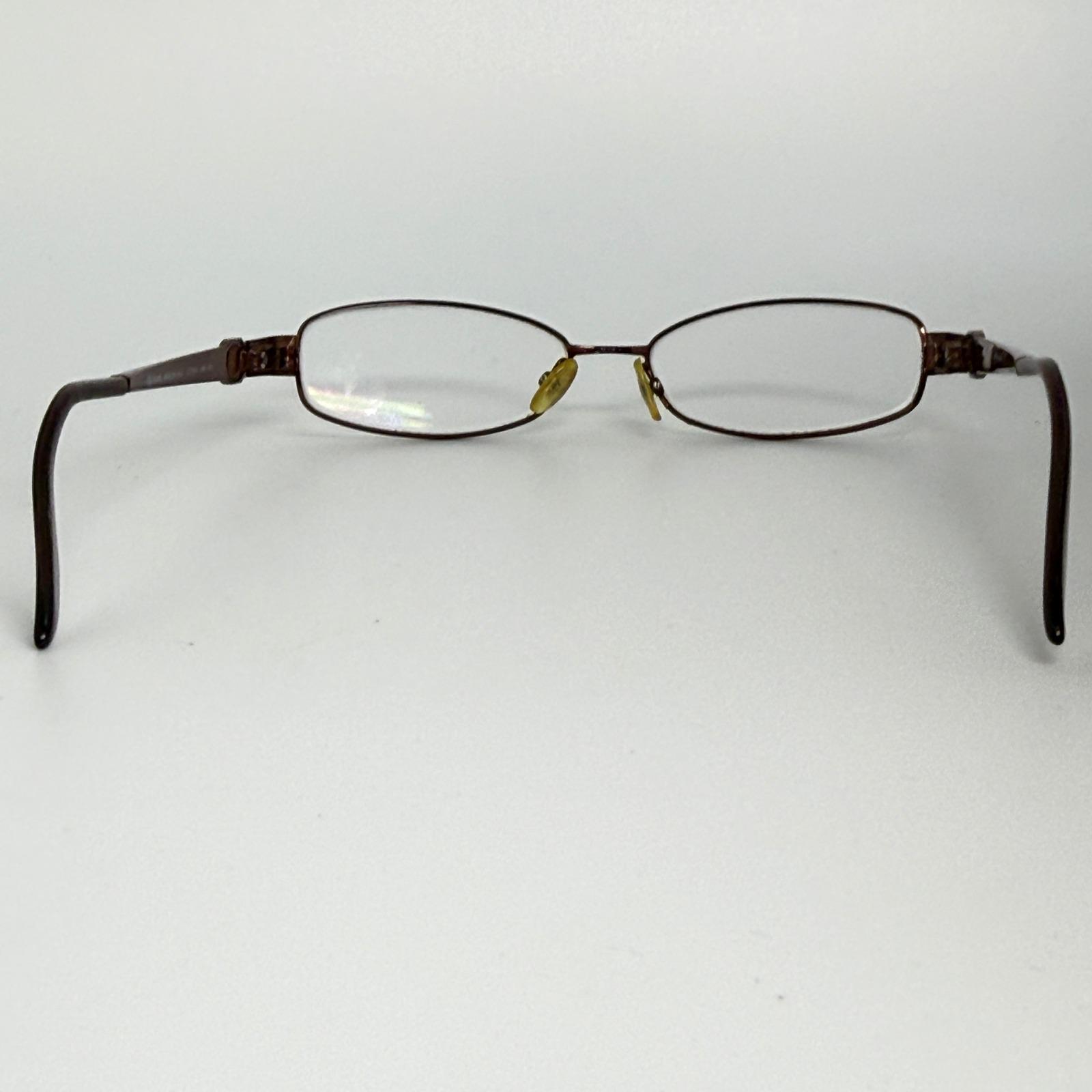 Christian Dior CD3684 Eyeglasses Frame Women Brown‎ Rhinestone D Logo 21441 Dior Brown Women Eyeglass Frames for sale | eBay main image 4
