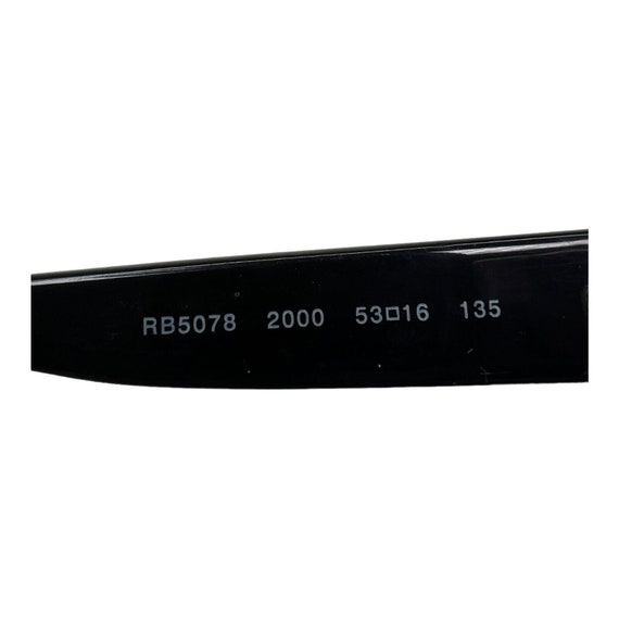 RAY-BAN RB5078 2000 Eyeglasses Frame 53-16-135 Bl… - image 5