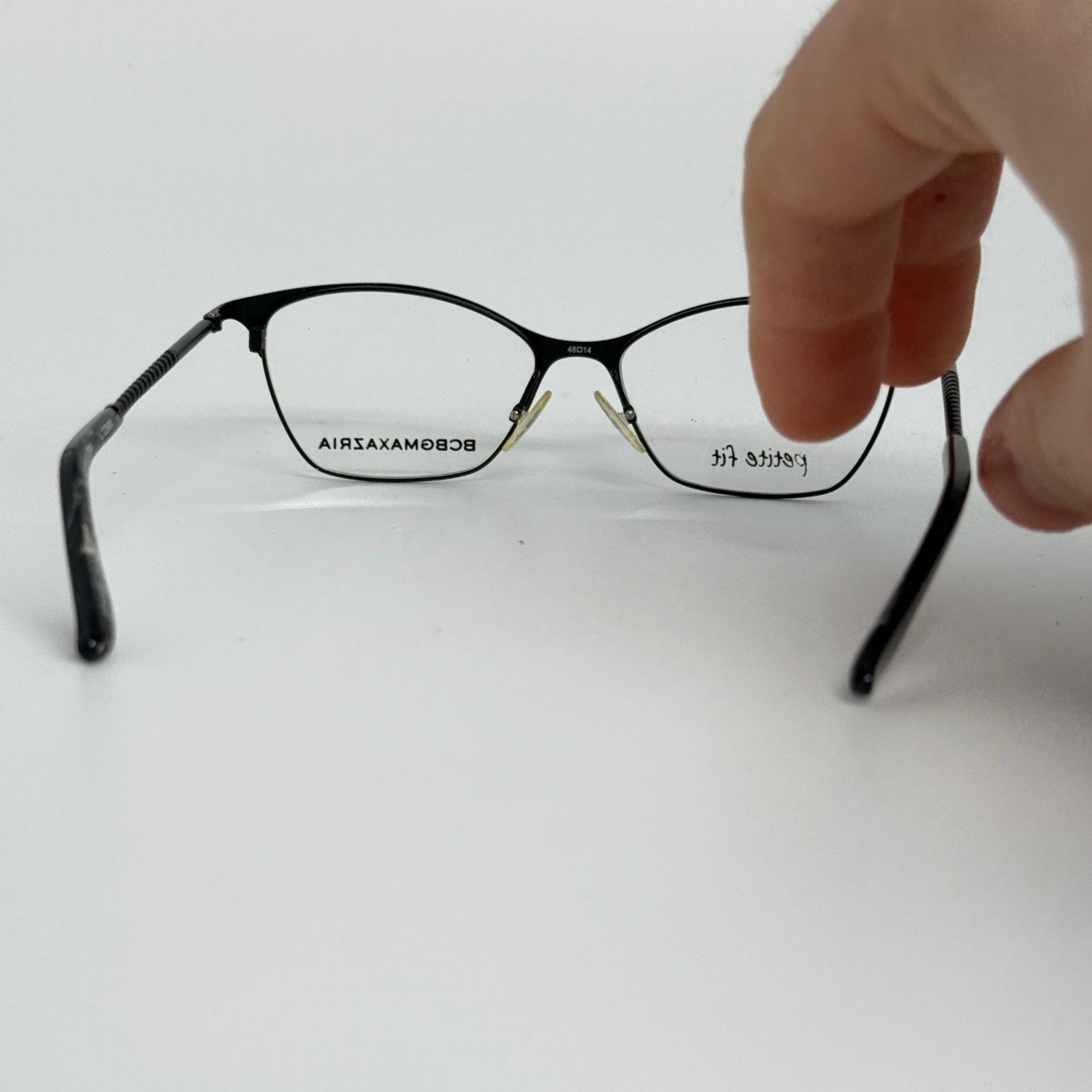 BCBGMAXAZRIA Gisela Black Petite Fit Cat Eye Eyeglasses  display picture 3