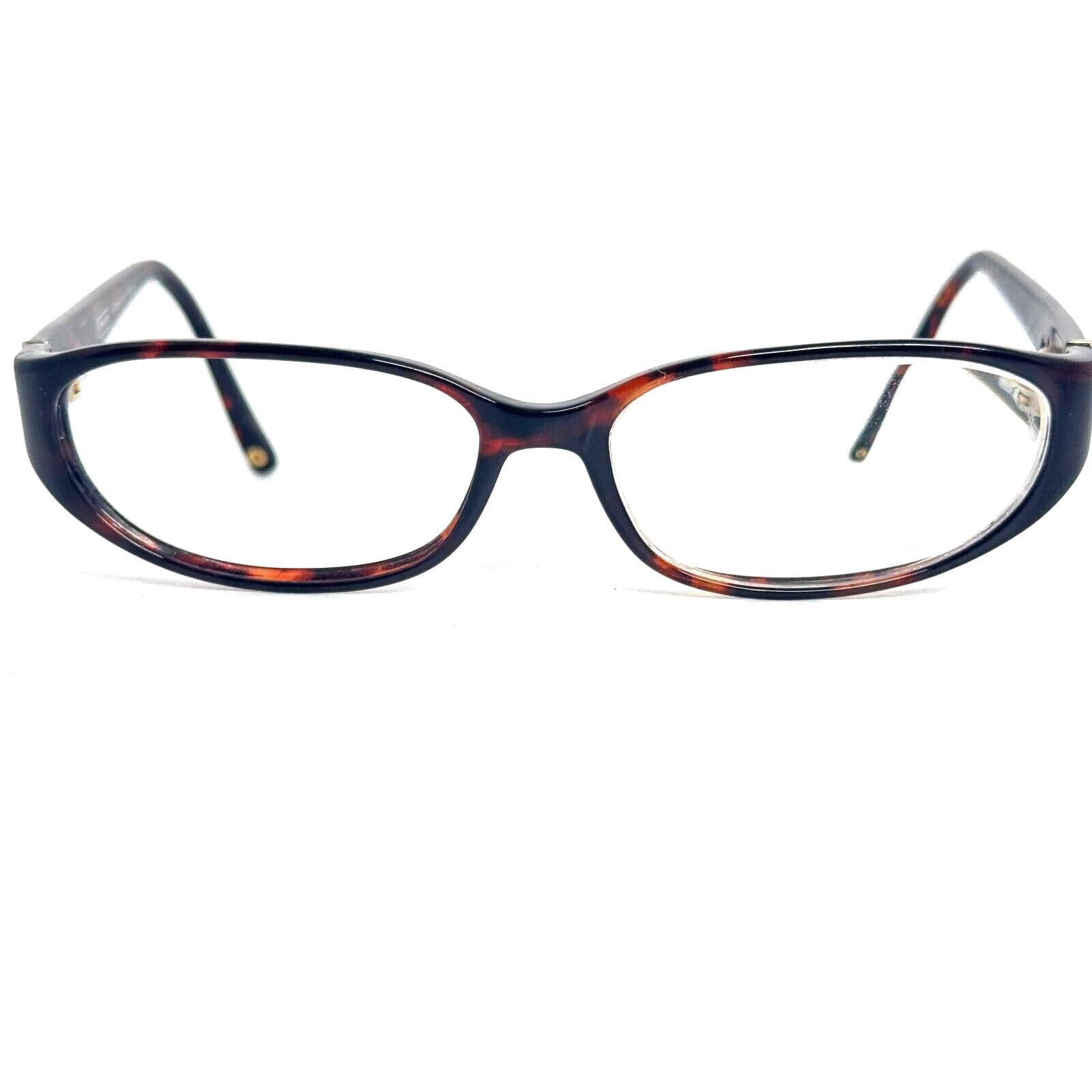 7 For All Mankind 753 Tortoise Round Eyeglasses Frames 47-20-140 Brown 1 Unit New 7 For All Mankind Tortoise Black Eyeglass Frame  main image 2